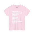 K-Pop Member List Tee — Nayeon & Jeongyeon & Momo & Sana & Jihyo & Mina & Dahyun & Chaeyoung & Tzuyu